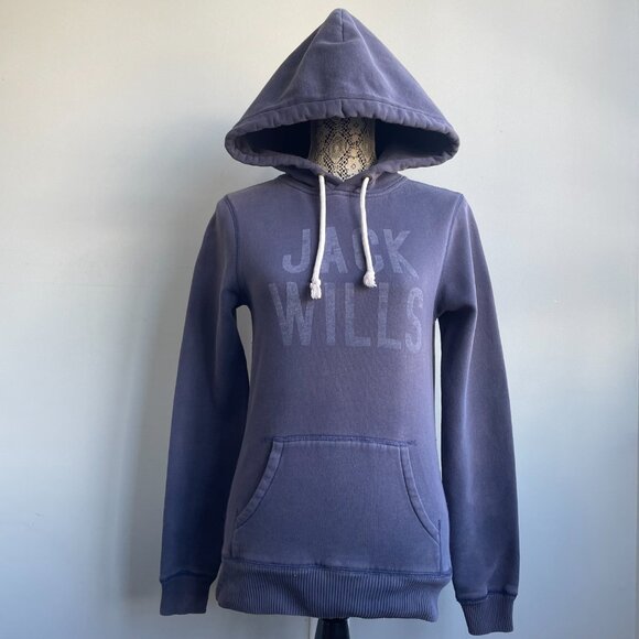 Jack Wills Mauve Classic Hoodie Sweatshirt size 4(US) 8(UK) - Picture 2 of 8